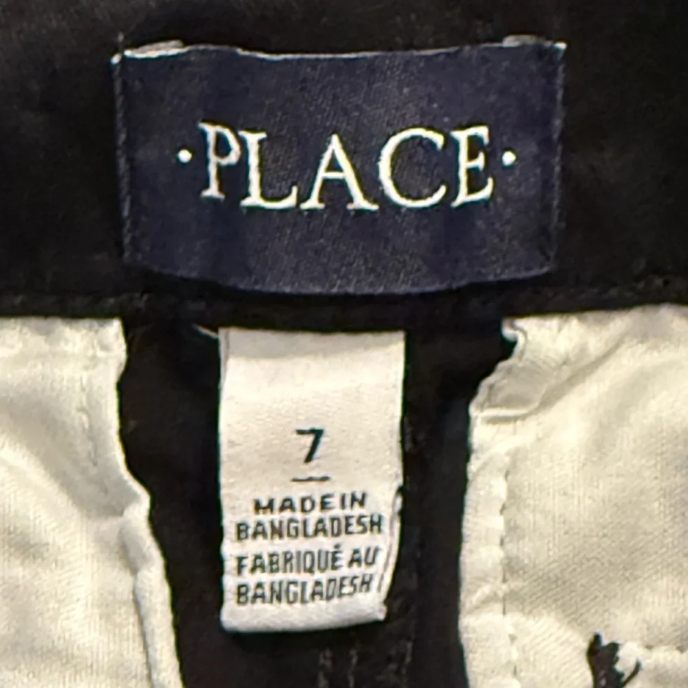 Boys Black Chino Pants
